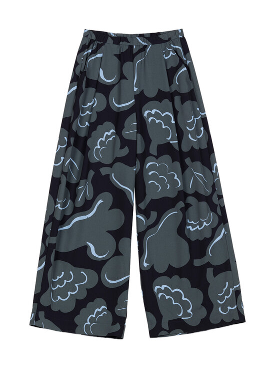Marimekko - Polku Kukasta Kukkaan -housut - 569 GREY, DARK BLUE, LIGHT BLUE | Stockmann - photo 1