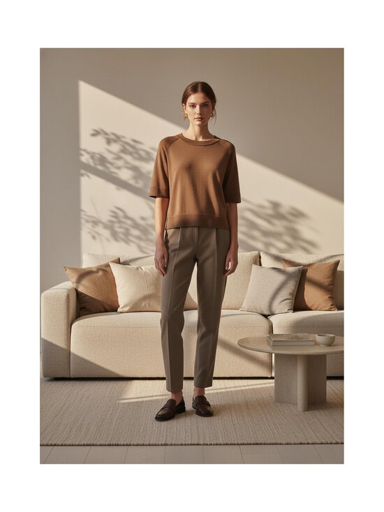 ESSENTIALS by Stockmann - Amanda-merinoneulepusero - MID BROWN MEL 265528 | Stockmann - photo 5