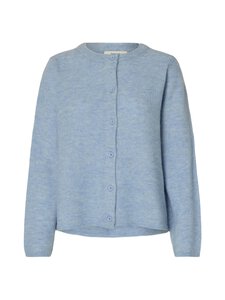 Selected - Kardigan SlfLulu New - CASHMERE BLUE DETAIL:MELANGE | Stockmann