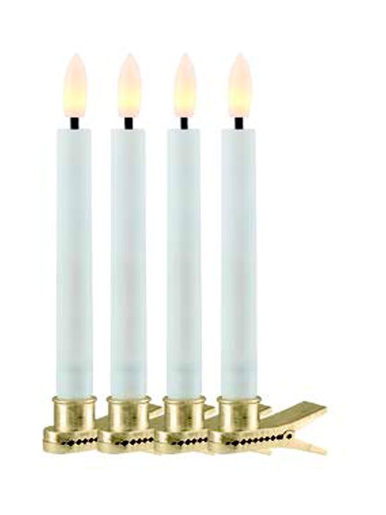 Sirius - Sille Wax Tree LED sveces 4 gab. - WHITE | Stockmann - photo 1