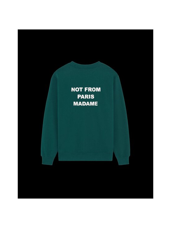 Drôle de Monsieur - Bold Slogan -collegepaita - DGN / DARK GREEN | Stockmann - photo 2
