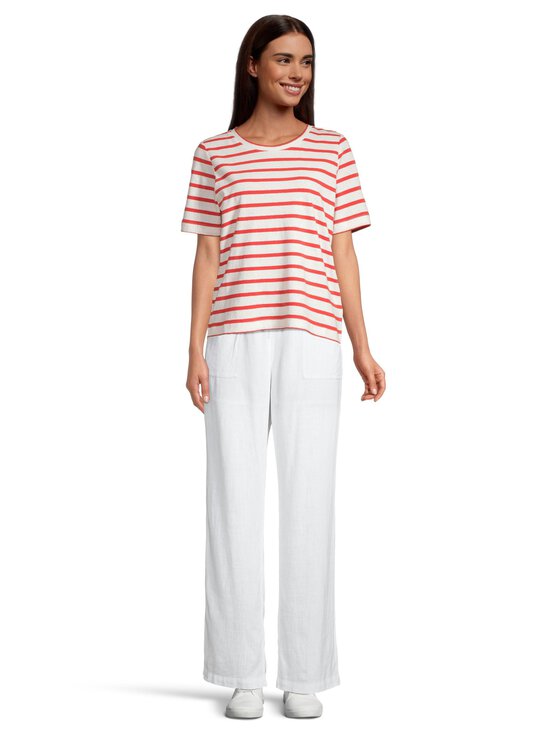 NOOM - Tabitha Linen -trikoopaita - RED/OFFWHITE STRIPE | Stockmann - photo 2