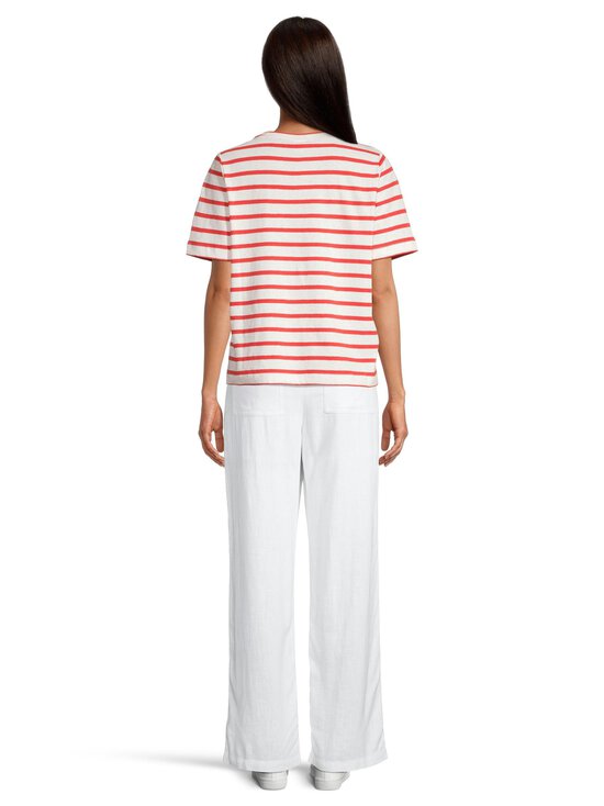 NOOM - Tabitha Linen -trikoopaita - RED/OFFWHITE STRIPE | Stockmann - photo 3