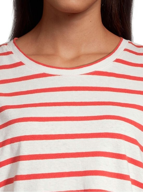 NOOM - Tabitha Linen -trikoopaita - RED/OFFWHITE STRIPE | Stockmann - photo 4
