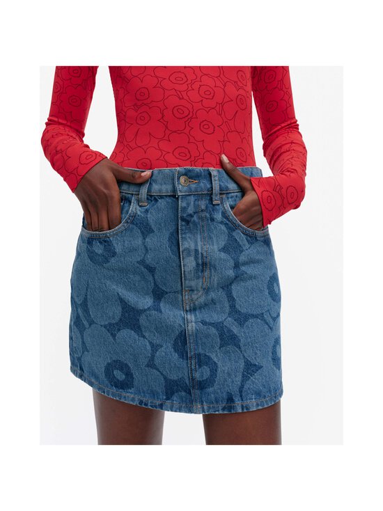 Marimekko - Maridenim Ruudut Unikko džinsa svārki - 550 MID INDIGO - photo 3 Marimekko - Maridenim Ruudut Unikko džinsa svārki - 550 MID INDIGO | Stockmann - photo 3