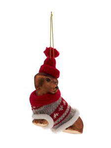 Casa Stockmann - Ziemassvētku eglītes rotājums - BROWN/RED/WHITE | Stockmann