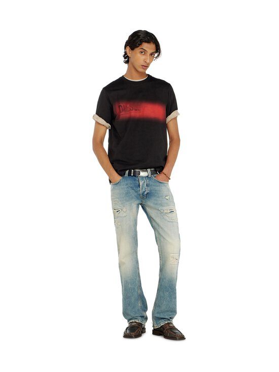 Diesel - Adjust Front Logo t-paita - 9XX BLACK | Stockmann - photo 4