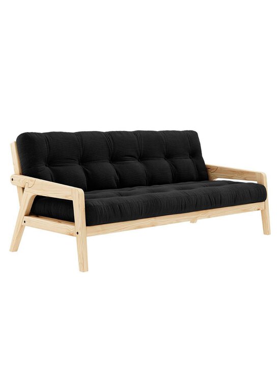 Karup - Grab-futonsohva Corduroy-kangas charcoal/mänty L 200 cm - BEIGE | Stockmann - photo 1