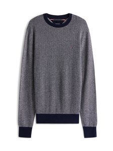 Tommy Hilfiger - Kampsun Pima Cotton Herringbone - 0A4 DESERT SKY/IVORY PETAL Tommy Hilfiger - Kampsun Pima Cotton Herringbone - 0A4 DESERT SKY/IVORY PETAL | Stockmann