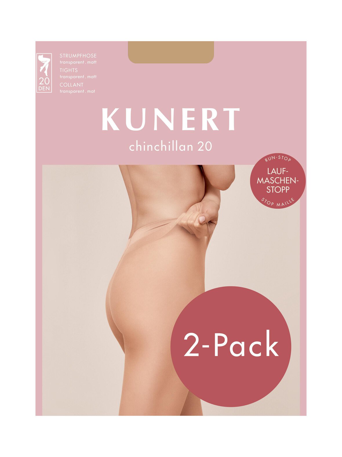 Chinchillan-sukkahousut 20 den 2-pack