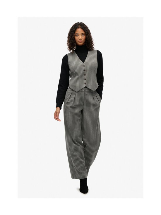 Superdry - Püksid Mid Rise Pinstripe - D6X GREY PINSTRIPE | Stockmann - photo 4