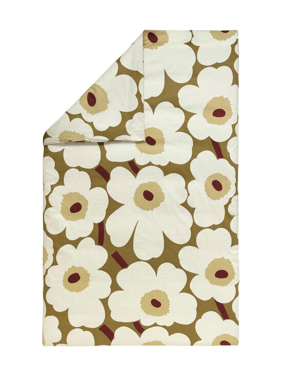 Marimekko - Unikko satīna gultasveļa - 618 GREEN UMBER, CREAM - photo 1 Marimekko - Unikko satīna gultasveļa - 618 GREEN UMBER, CREAM | Stockmann - photo 1