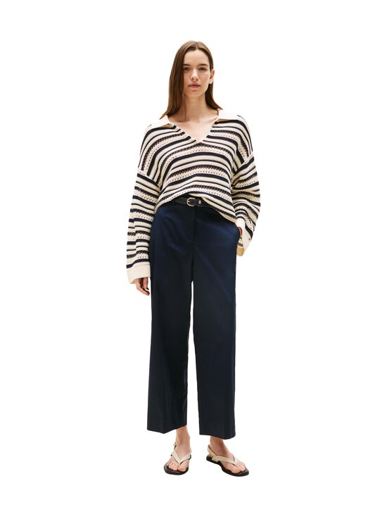 Cotton Wide Ankle Chino bikses