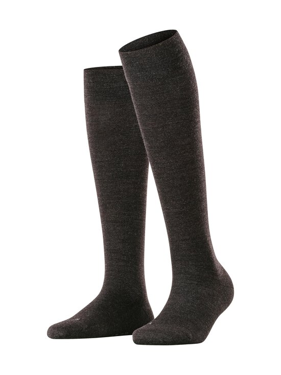 Falke - Sensitive Berlin - merinosekoitteiset polvisukat - 3085 ANTHRACITE | Stockmann - photo 4
