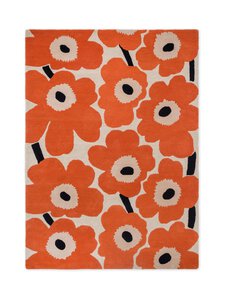 Marimekko - Unikko-villamatto - 132403 ORANGE RED | Stockmann
