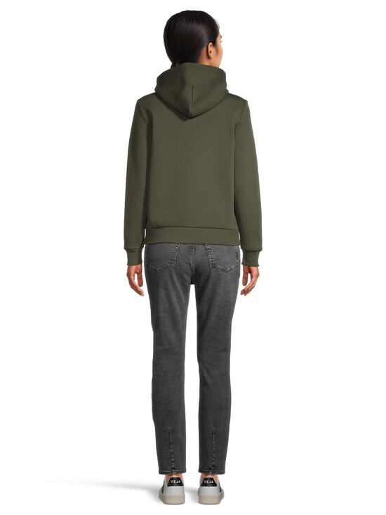 GANT - Kapuutsiga pusa Regular Tonal Shield Zip - 368 DARK MOSS GREEN | Stockmann - photo 3