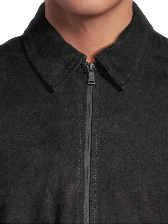 J.Lindeberg - Jase Suede -päällyspaita - 9999 BLACK | Stockmann - photo 4