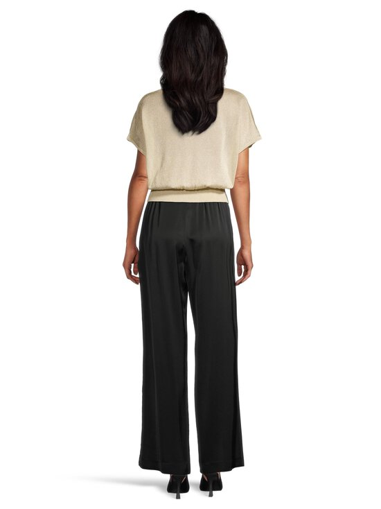 ESSENTIALS by Stockmann - Noelle Wide -satiinihousut - BLACK | Stockmann - photo 4