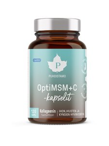 Puhdistamo - OptiMSM+C -ravintolisä, 120 kaps Puhdistamo - OptiMSM+C -ravintolisä, 120 kaps | Stockmann