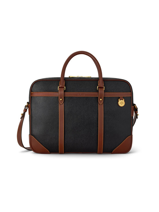 Mulberry - Heritage Briefcase -salkku - A340 BLACK-COGNAC | Stockmann - photo 1
