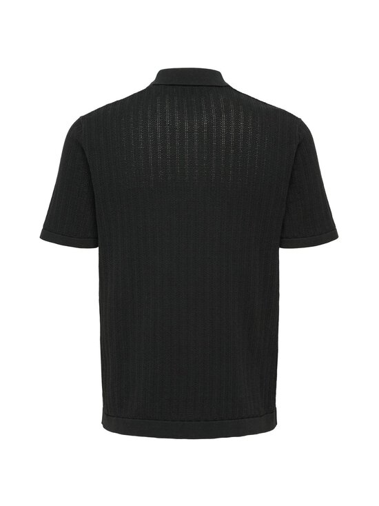 Only & Sons - Kootud polosärk OnsMoon - BLACK | Stockmann - photo 2