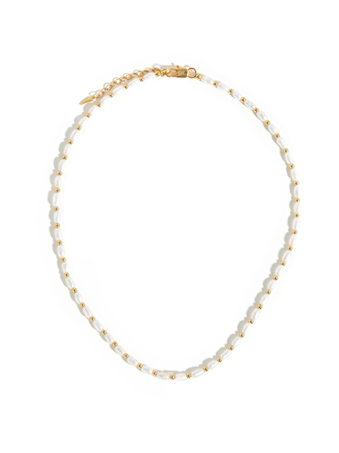 Seed Pearl Beaded Choker -kaulakoru