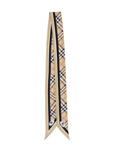 Burberry - Border Silk Scarf -silkkihuivi - A2021 SAND | Stockmann