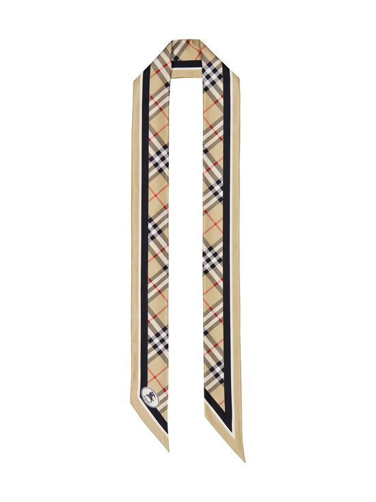 Burberry - Border Silk Scarf -silkkihuivi - A2021 SAND | Stockmann - photo 2