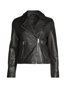 Allsaints - Dalby Biker ādas jaka - BLACK | Stockmann