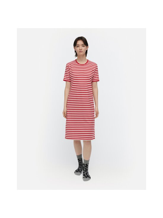 Marimekko - Hetta II Tasaraita naktskrekls - 899 RED, OFF WHITE - photo 2 Marimekko - Hetta II Tasaraita naktskrekls - 899 RED, OFF WHITE | Stockmann - photo 2