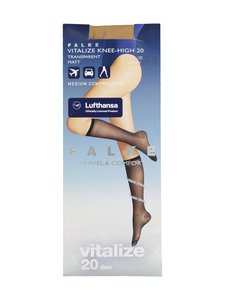 Falke - Vitalize 20 den flight socks - 4069 POWDER | Stockmann