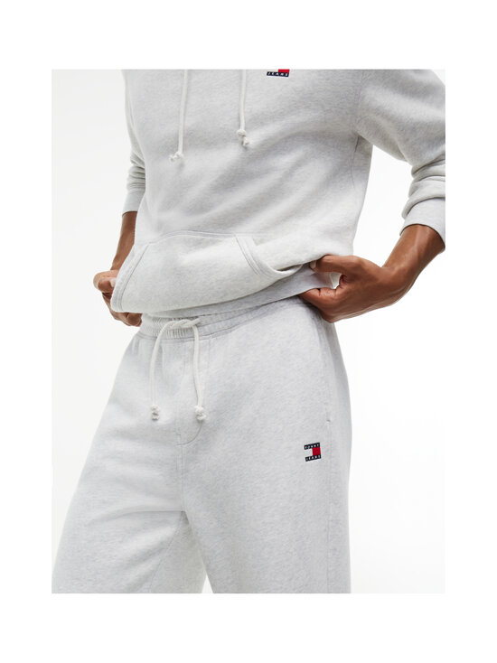 Tommy Jeans - TJM Regular Badge -collegehousut - P08 ICE GREY HEATHER | Stockmann - photo 4