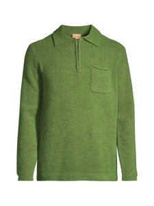 MOS MOSH - Mmgryan Soft Zip Polo -neule - 960 CACTUS | Stockmann