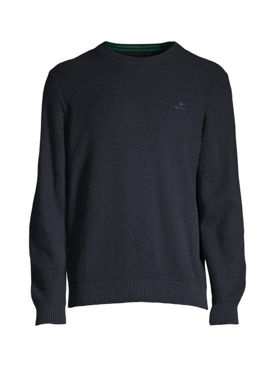 Cotton Structure C-Neck -puuvillaneule