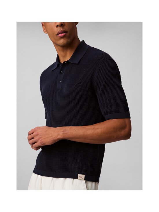 Calvin Klein Jeans - Waffle-pikeeneule - CEF DARK SAPPHIRE - photo 6 Calvin Klein Jeans - Waffle-pikeeneule - CEF DARK SAPPHIRE | Stockmann - photo 6
