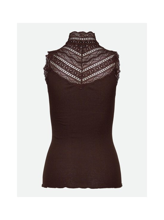 Rosemunde - Benita-silkkipuuvillatoppi - 856 BROWN | Stockmann - photo 2