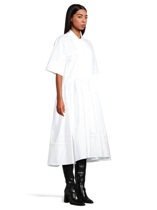 Jil Sander - Puuvillamekko - 100 OPTIC WHITE | Stockmann - photo 4