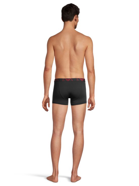 Emporio Armani - Bokserialushousut 3-pack - MC682 BLACK/CHERRY/BLACK | Stockmann - photo 4