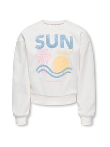KIDS ONLY - Pusa KogTerra Life O-Neck - CLOUD DANCER PRINT:SUN | Stockmann