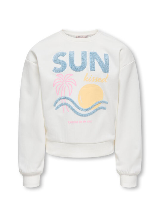 KIDS ONLY - Pusa KogTerra Life O-Neck - CLOUD DANCER PRINT:SUN | Stockmann - photo 1