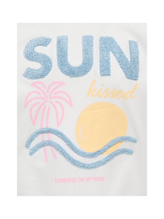 KIDS ONLY - Pusa KogTerra Life O-Neck - CLOUD DANCER PRINT:SUN | Stockmann - photo 3