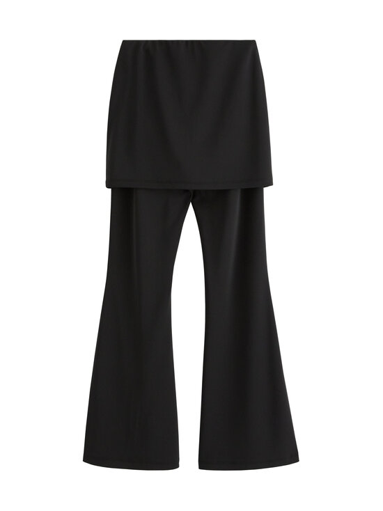 Lindex - Trikotāžas bikses ar svārkiem - 80 BLACK | Stockmann - photo 2