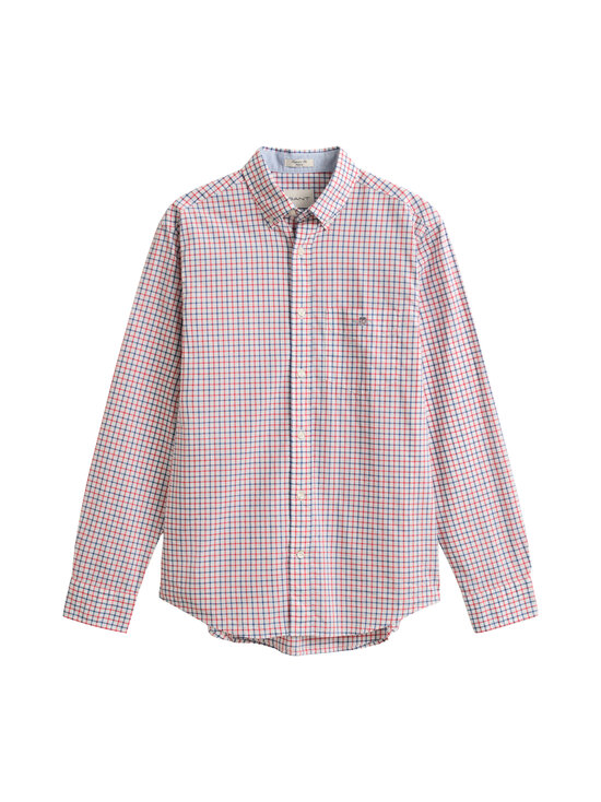 GANT - Regular Classic Check poplīna krekls ar apkakli - 641 ROSE RED | Stockmann - photo 1