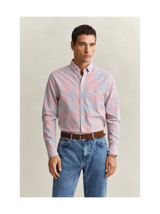 GANT - Regular Classic Check poplīna krekls ar apkakli - 641 ROSE RED | Stockmann - photo 2