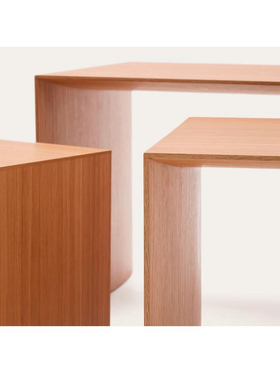 Kave Home - Litto-sarjapöytä 3 kpl tammi - BROWN | Stockmann - photo 7