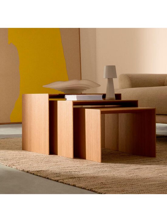 Kave Home - Litto-sarjapöytä 3 kpl tammi - BROWN | Stockmann - photo 4
