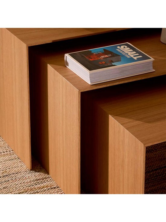 Kave Home - Litto-sarjapöytä 3 kpl tammi - BROWN | Stockmann - photo 5