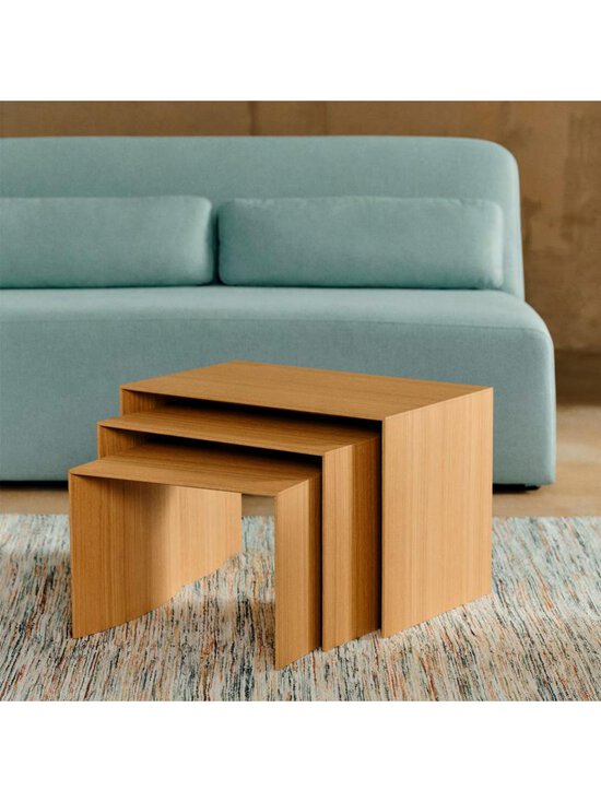 Kave Home - Litto-sarjapöytä 3 kpl tammi - BROWN | Stockmann - photo 3