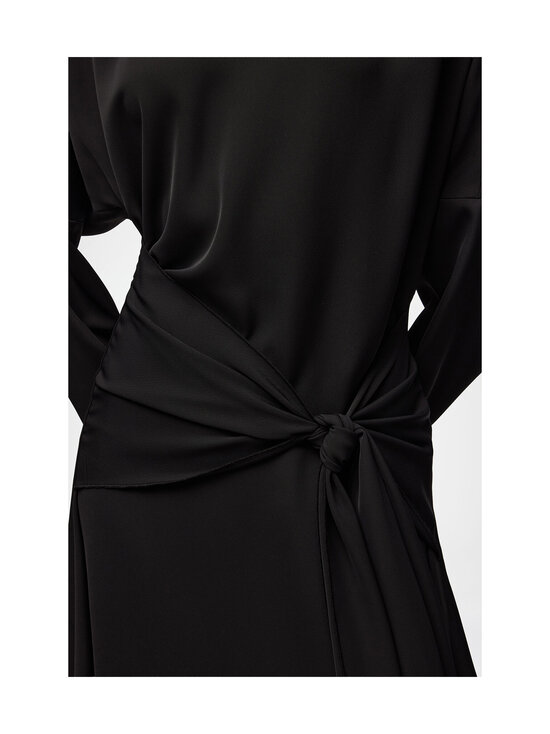 Ganni - Cady Crepe Draped -minimekko - NULL BLACK | Stockmann - photo 4