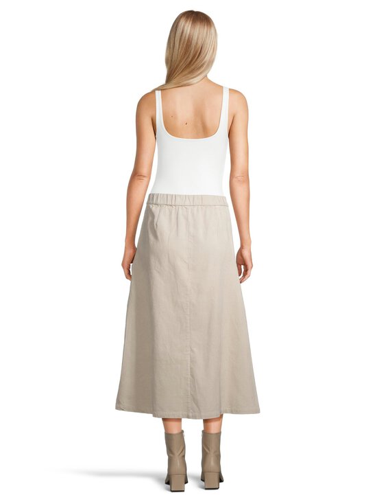 NOOM - Emilia Midi -vakosamettihame - LT.BEIGE | Stockmann - photo 4
